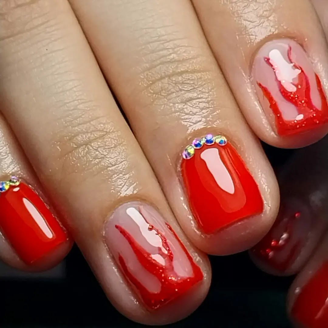 Demostración de Uñas Esculpidas elegantes